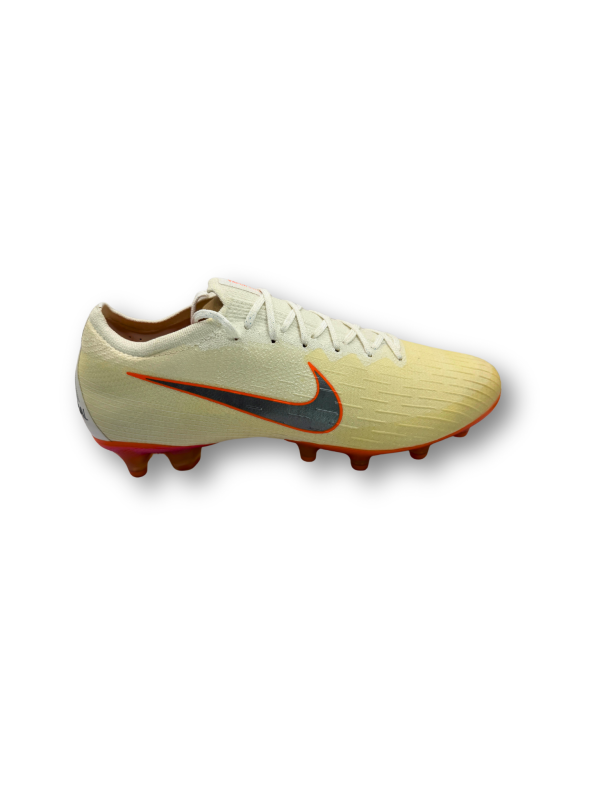 Nike Mercurial Vapor XII Elite AG-Pro - White/Metallic Cool Grey/Total Orange