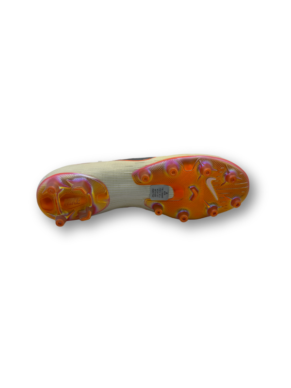 Nike Mercurial Vapor XII Elite AG-Pro - White/Metallic Cool Grey/Total Orange - Image 2