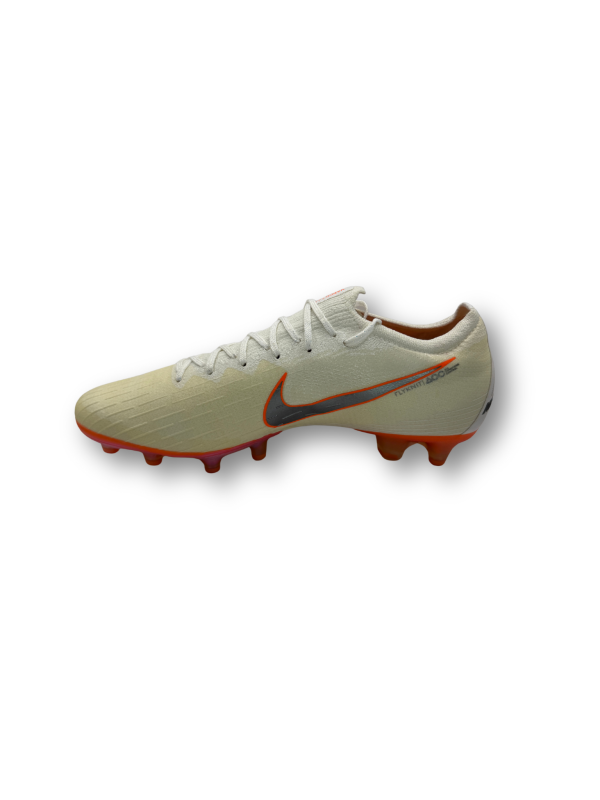 Nike Mercurial Vapor XII Elite AG-Pro - White/Metallic Cool Grey/Total Orange - Image 3
